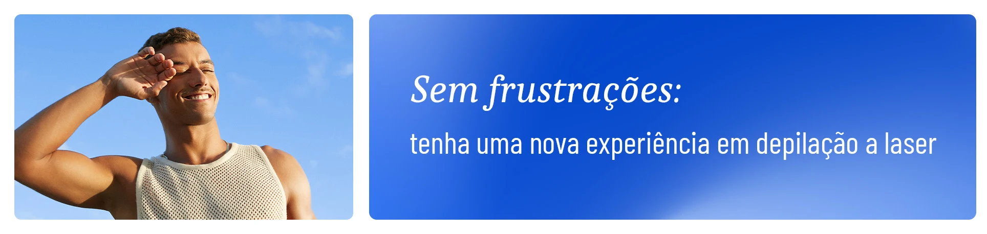 Por que muitas pessoas se frustram com outras clínicas de depilação a laser?  Antes de chegarem até nós, muitos clientes já passaram por atendimentos em que:  A avaliação foi feita às pressas e sem entender o tipo de pele; Usaram aparelhos antigos, que exigem várias sessões para pouco resultado; O atendimento foi distante, quase automático.
